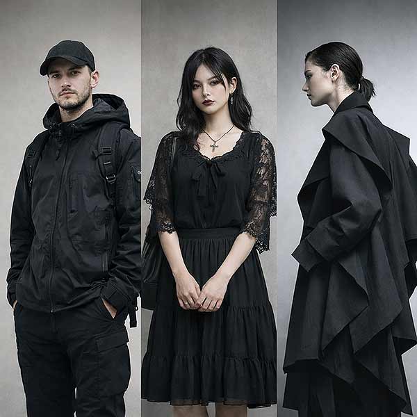 テックウェア、ゴシック、モードとの違い