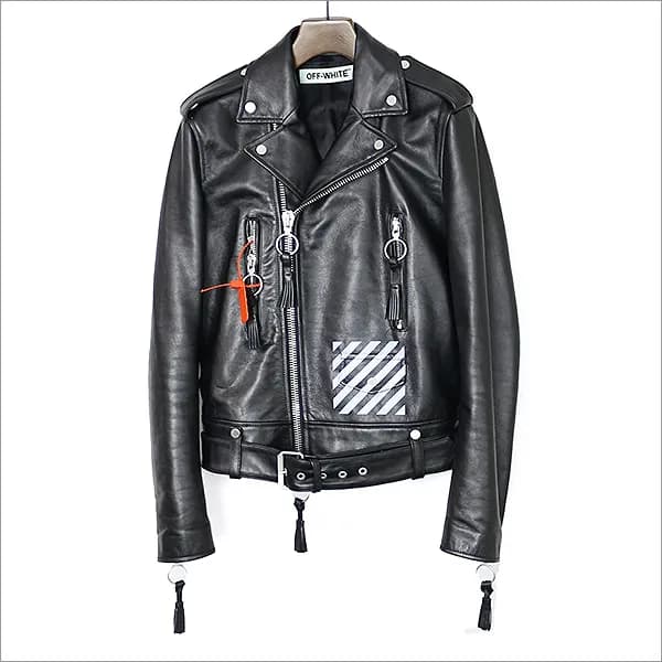 BRUSH DIAGONAL LEATHER JACKET