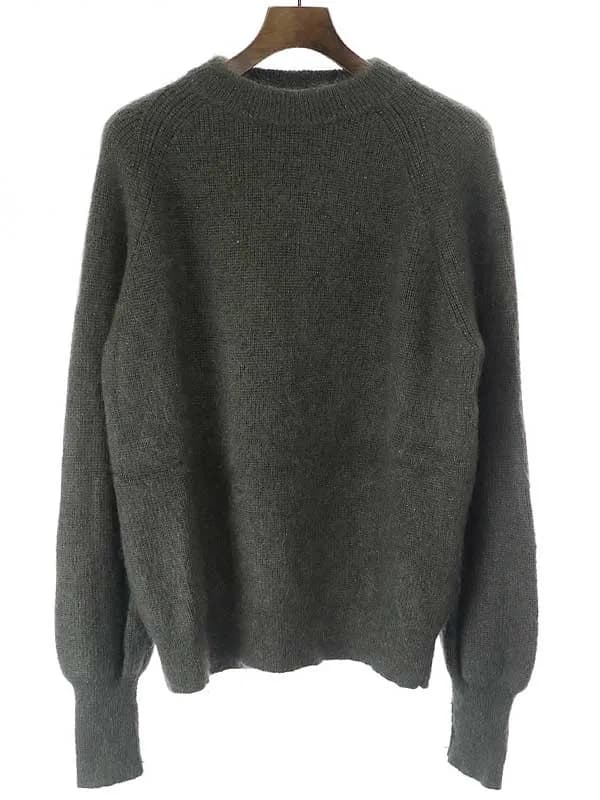 THE RERACS ザ リラクス 18AW モヘヤシルクモックネックニットセーター