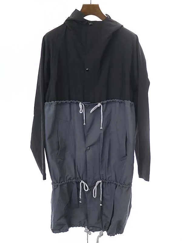 MARNI MARNI マルニ 19SS カラーブロック ドローストリングコート