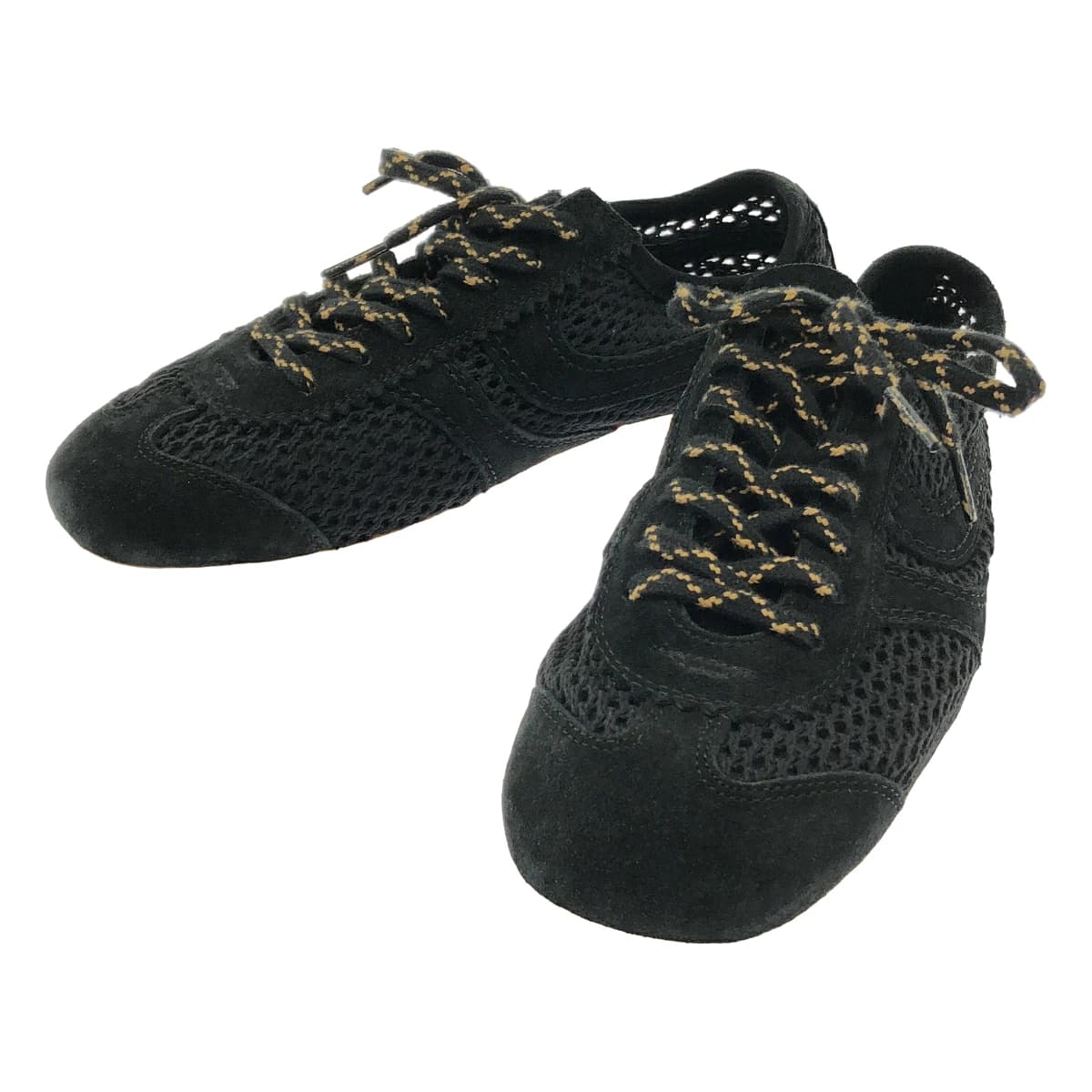 DRIES VAN NOTEN ドリスヴァンノッテン スエードメッシュ ローカットスニーカー