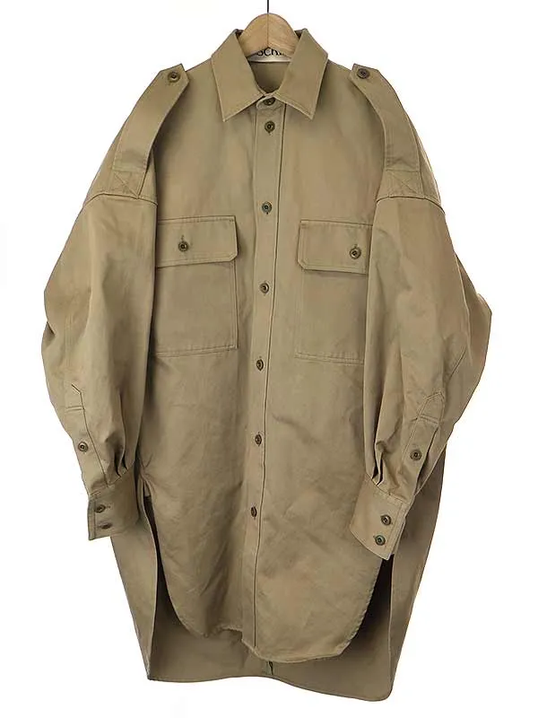 INSCRIRE アンスクリア 19AW コットンギャバジンシャツジャケット