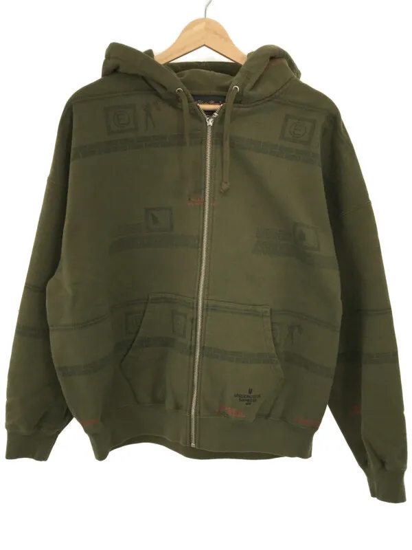 Supreme シュプリーム×アンダーカバー 23SS ZIP UP HOODED SWEATSHIRT プリントジップアップパーカー
