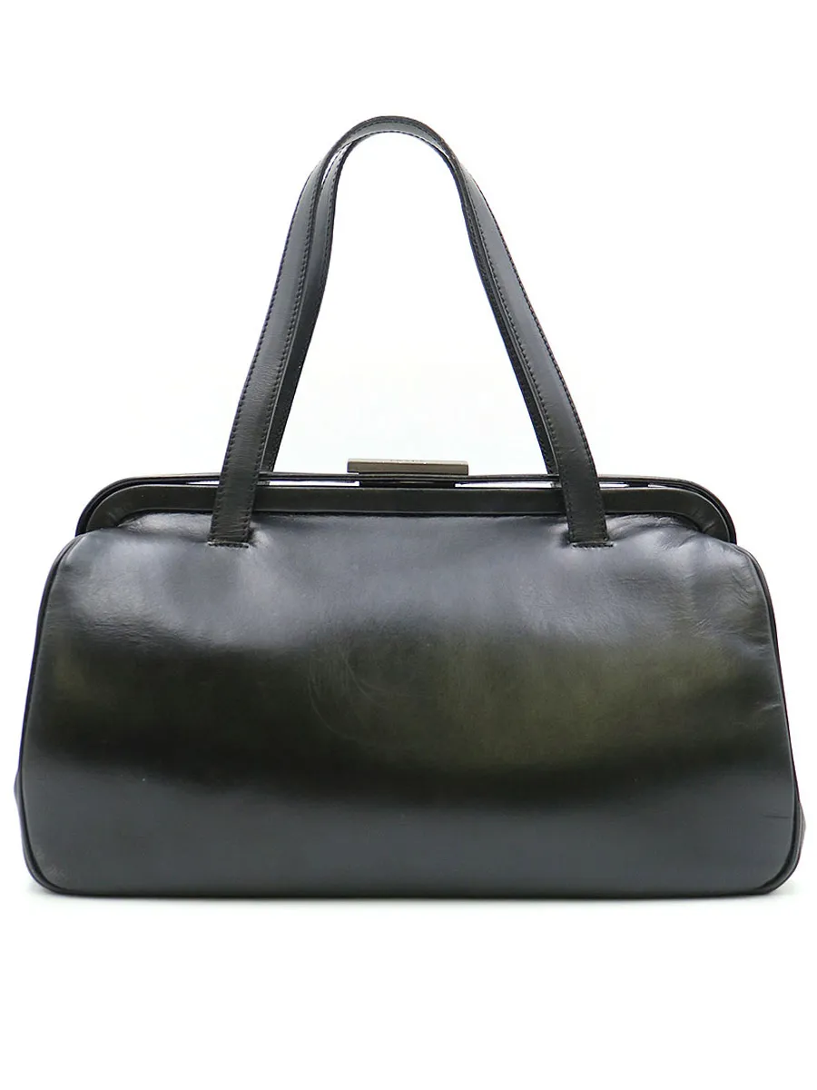 PRADA PRADA がま口 ハンドバッグ