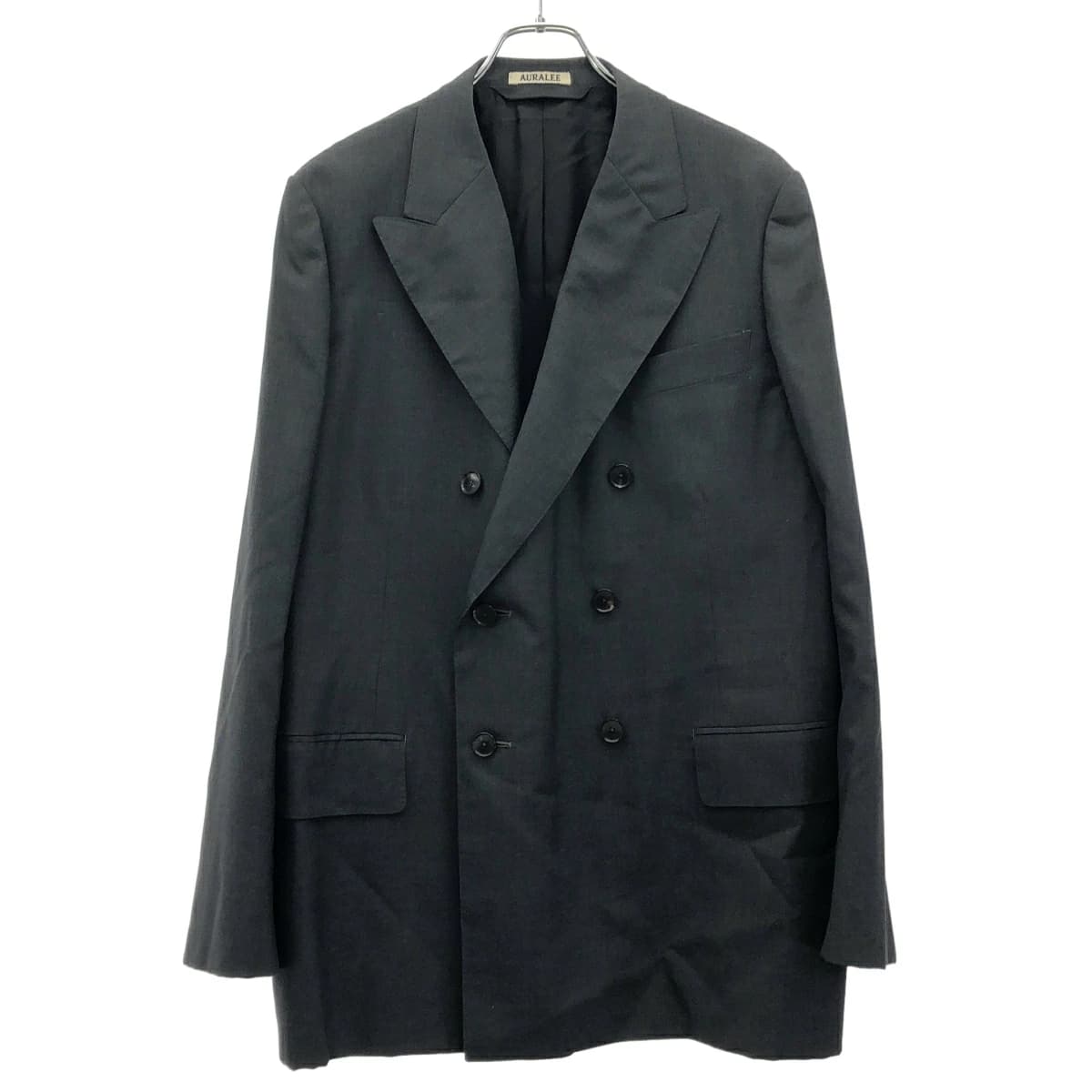 AURALEE オーラリー 22SS TROPICAL WOOL DOUBLE BREASTED JACKET トロピカルウールダブルブレステッドジャケット A225SJ01WT