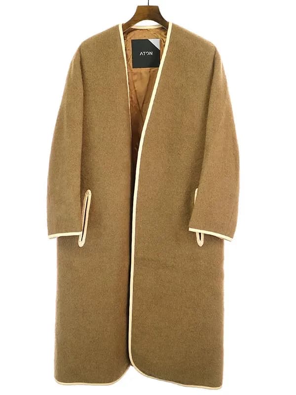 Aton エイトン 19AW カラーレスロングコート