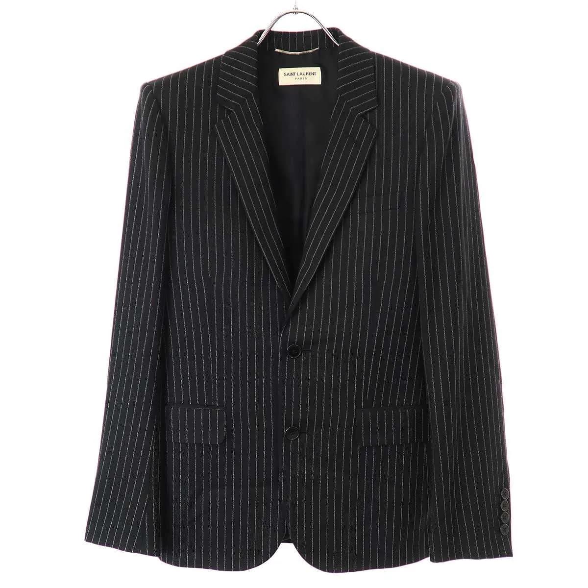 SAINT LAURENT サンローラン パリ 13AW チョークストライプ テーラードジャケット