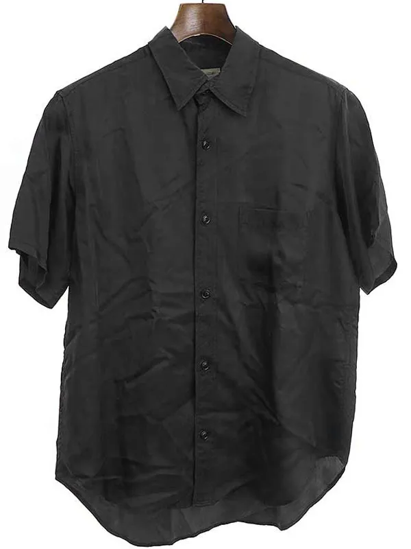 Yohji Yamamoto ヨウジヤマモト プールオム 14SS ショートスリーブキュプラシャツ