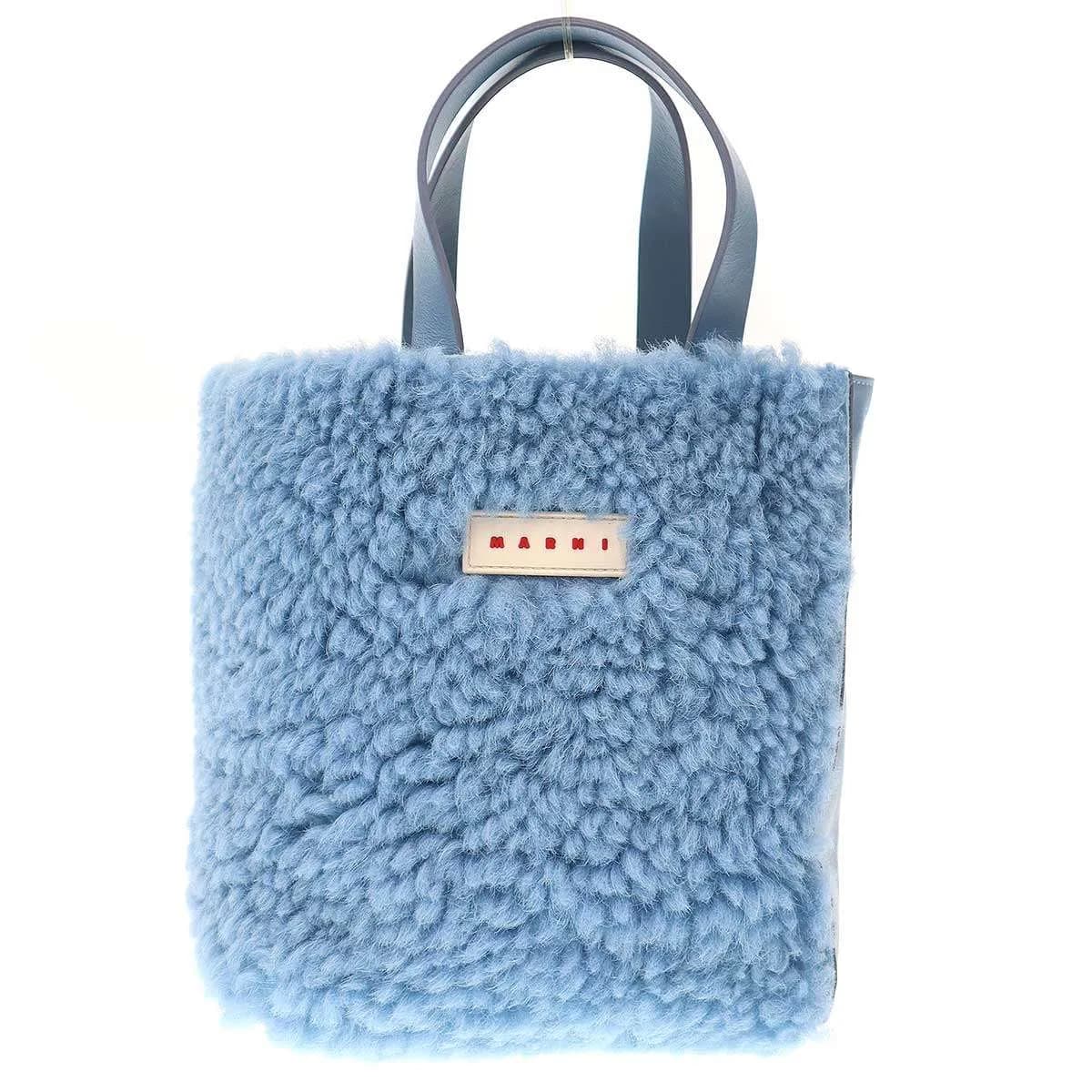 MARNI マルニ FUR MUSEO SOFT TOTE MINI ファーミュゼオ ショルダートートバッグ
