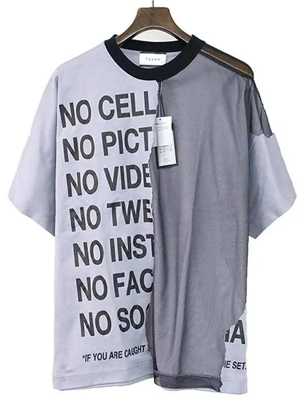 TAAKK ターク 19SS RIPPED OFF オーバーサイズTシャツ
