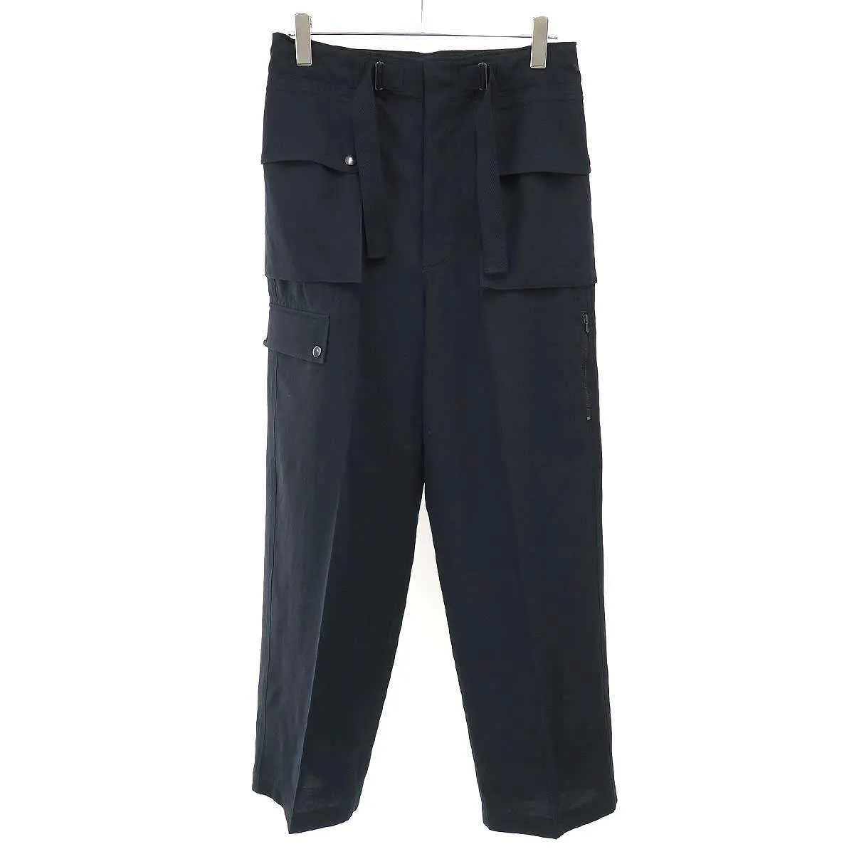 AURALEE オーラリー 25SS LIGHT COTTON WOOL VIYELLA CARGO PANTS ライト コットン ウール ビエラ カーゴパンツ