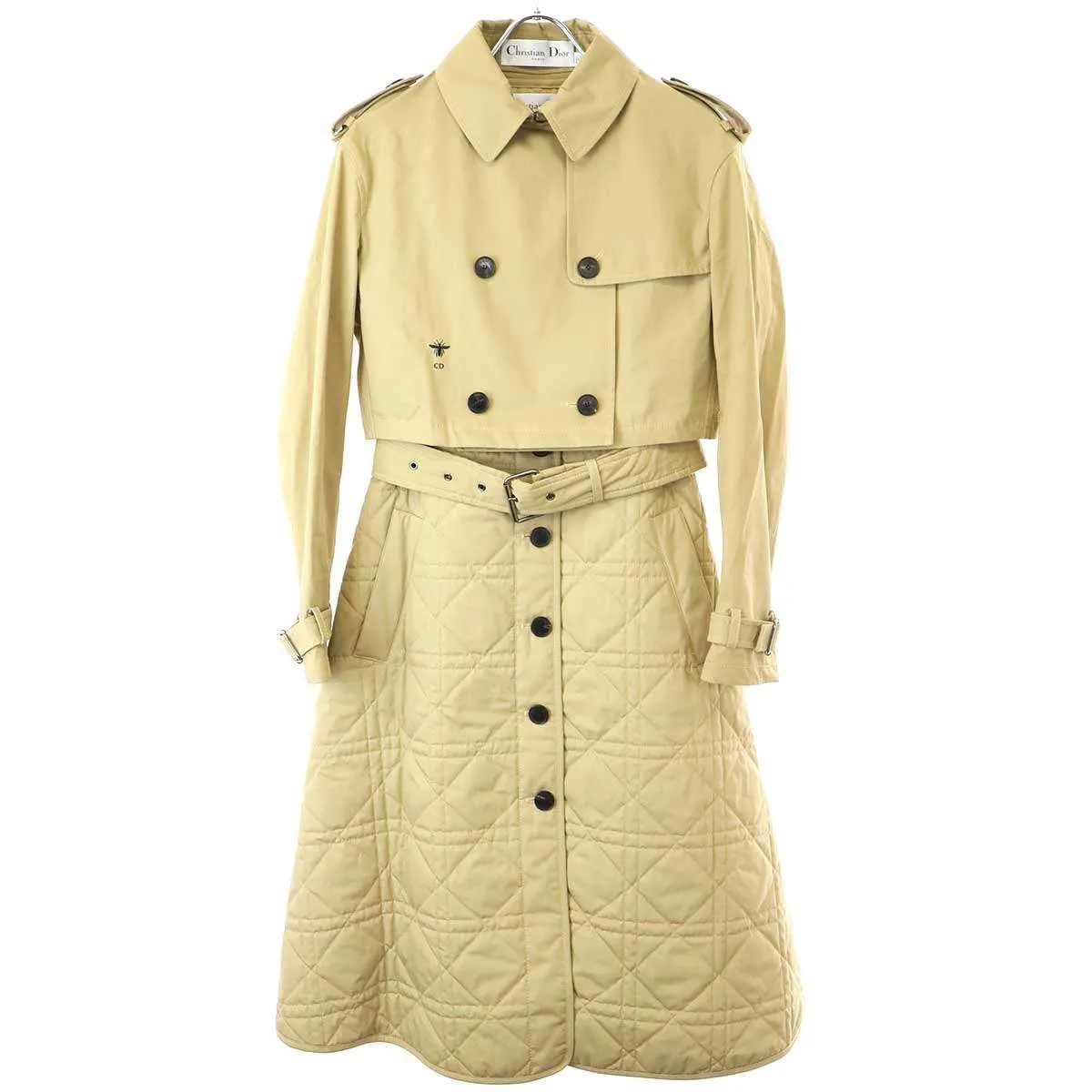 Christian Dior クリスチャンディオール 22AW マクロカナージュ 3in1 キルティングトレンチコート