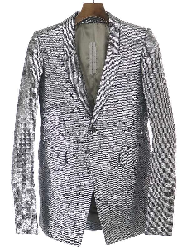 Rick Owens リックオウエンス 20SS EXTREME SOFT SILVER テーラードジャケット