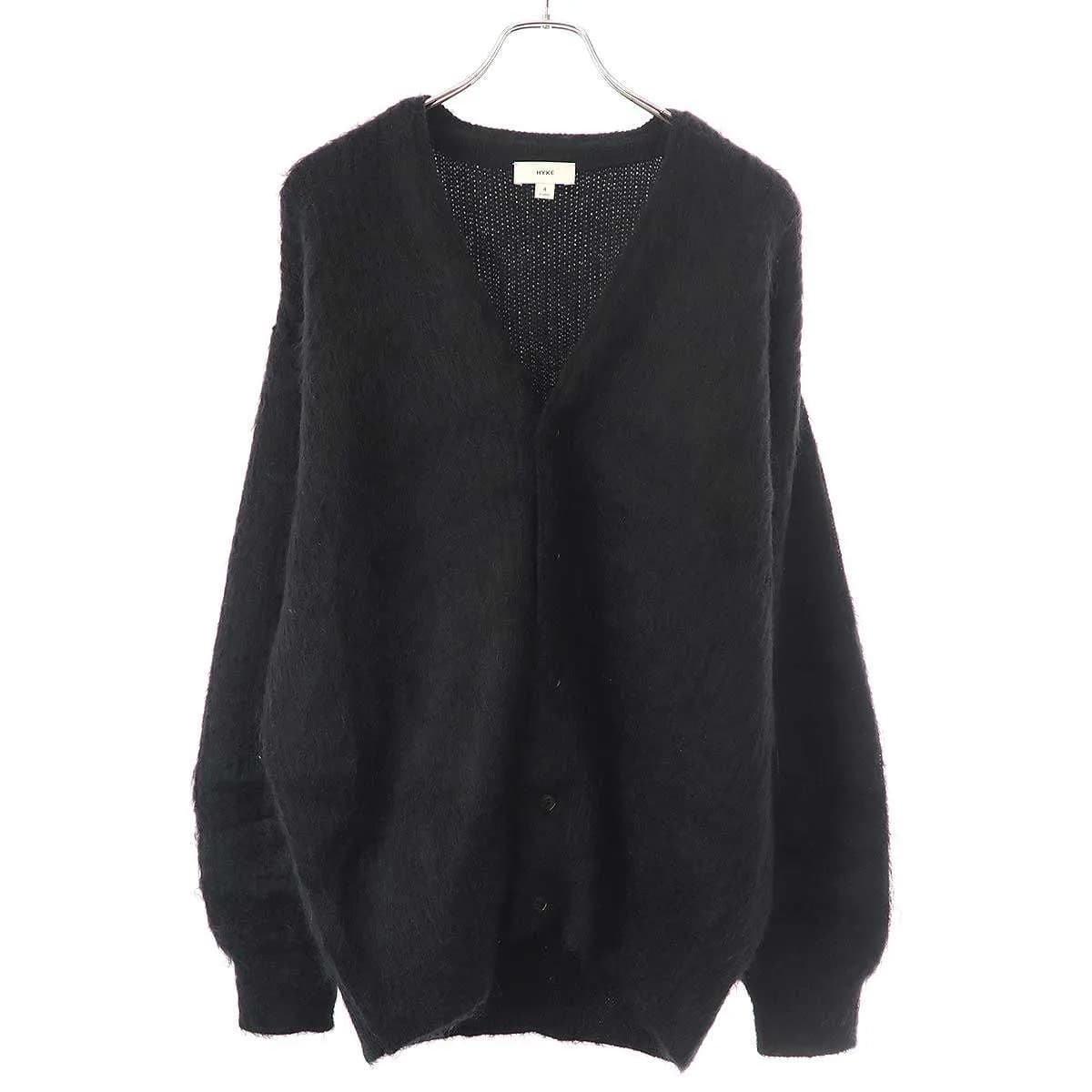 HYKE ハイク 22AW MOHAIR WOOL CARDIGAN モヘアニットカーディガン 222-11292