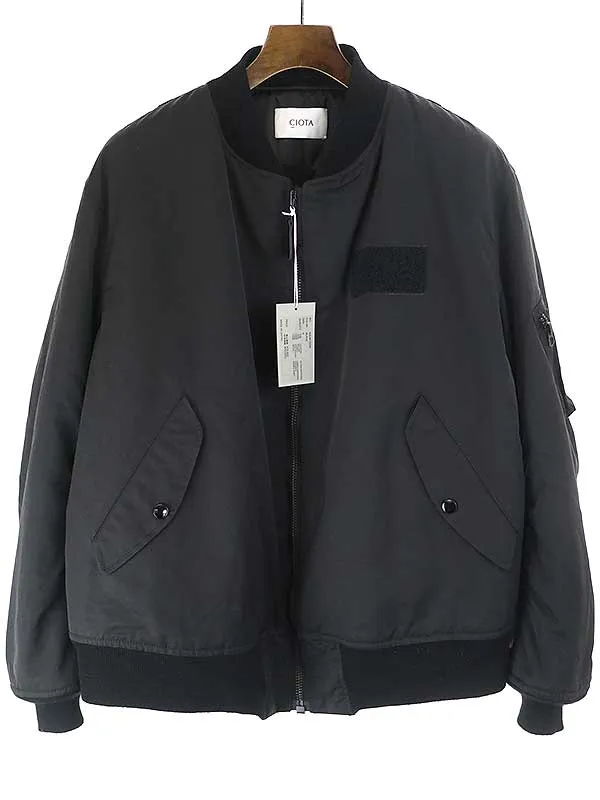 CIOTA シオタ21AW スビンコットンナイロンツイルMA-1フライトジャケット