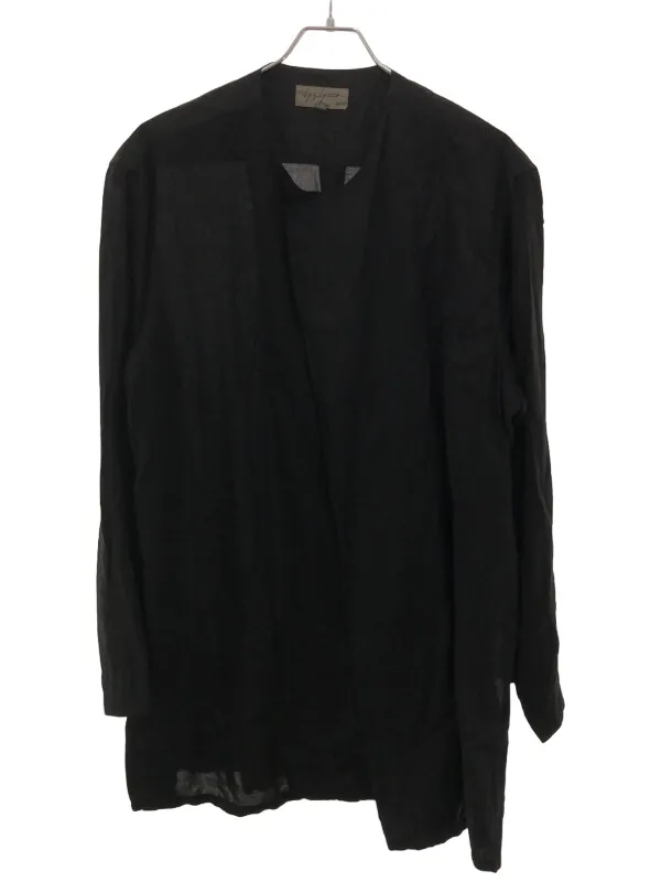 Yohji Yamamoto ヨウジヤマモト プールオム 18SS Left Front Double Switching Shirt レフトフロントダブルスウィチングシャツ