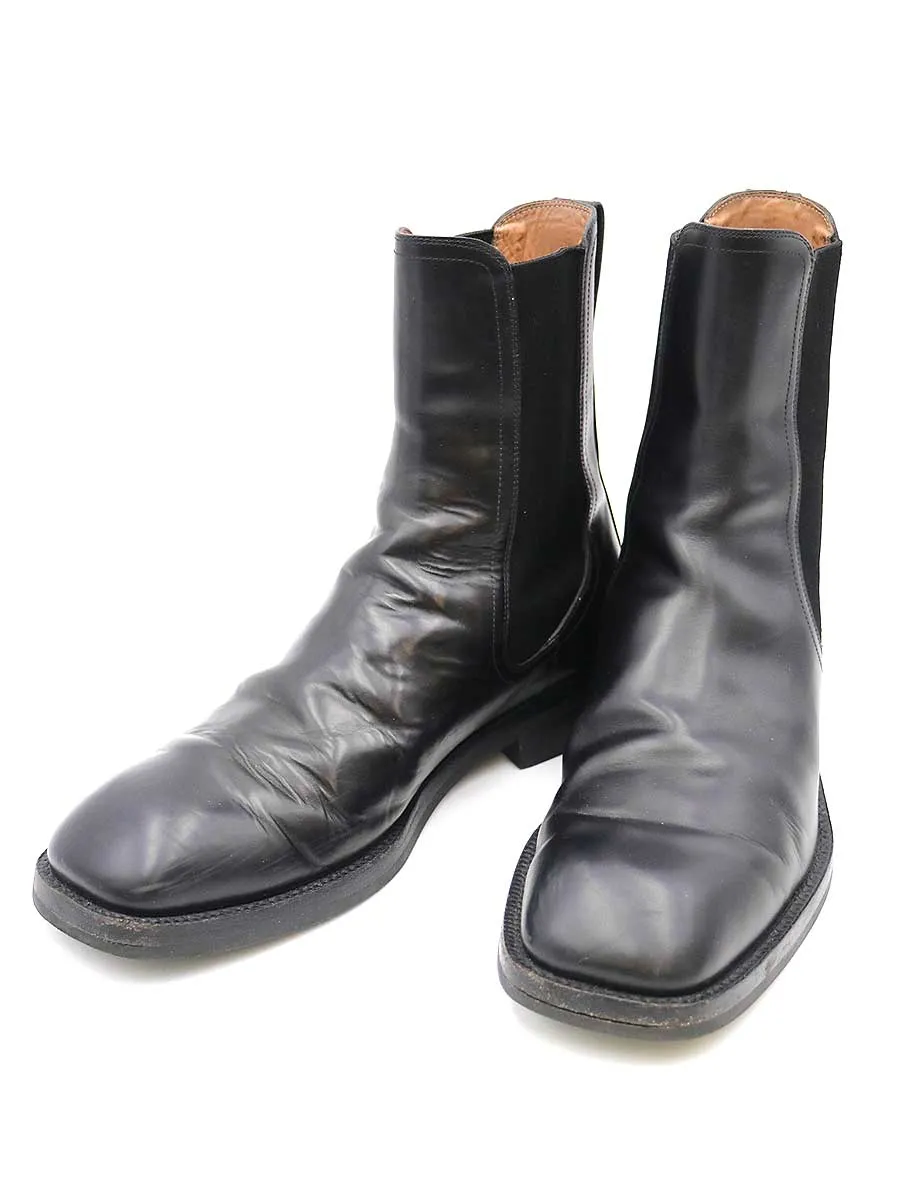 DRIES VAN NOTEN ドリスヴァンノッテン レザースクエアトゥブーツ
