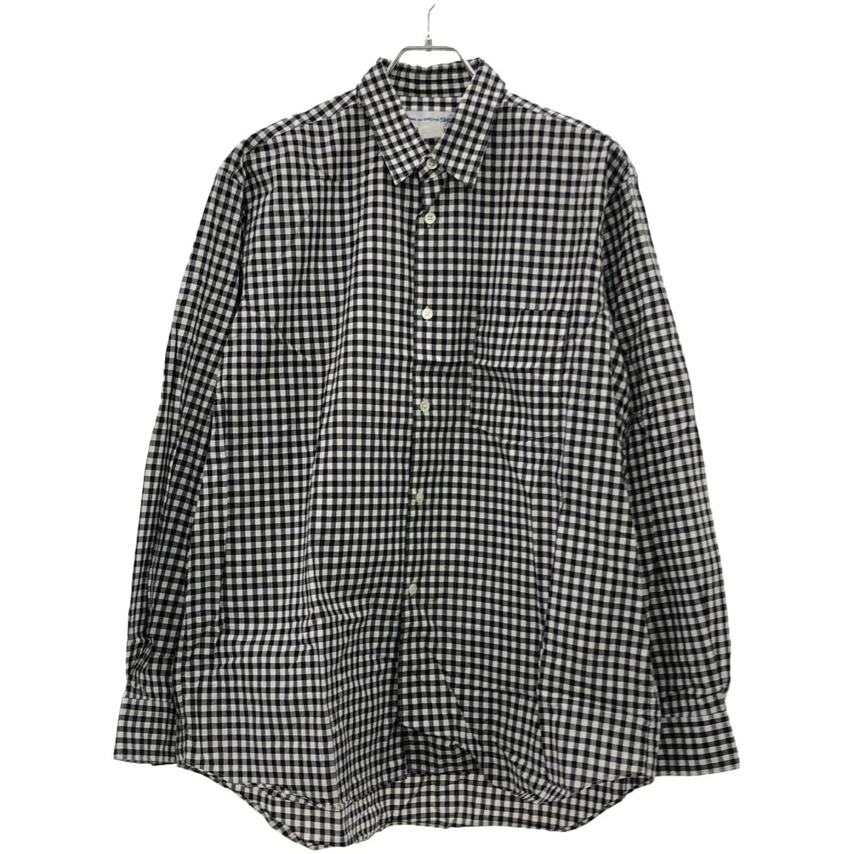 COMME des GARCONS コムデギャルソンシャツ FOREVER ギンガムチェックロングスリーブシャツ CDGS1GG