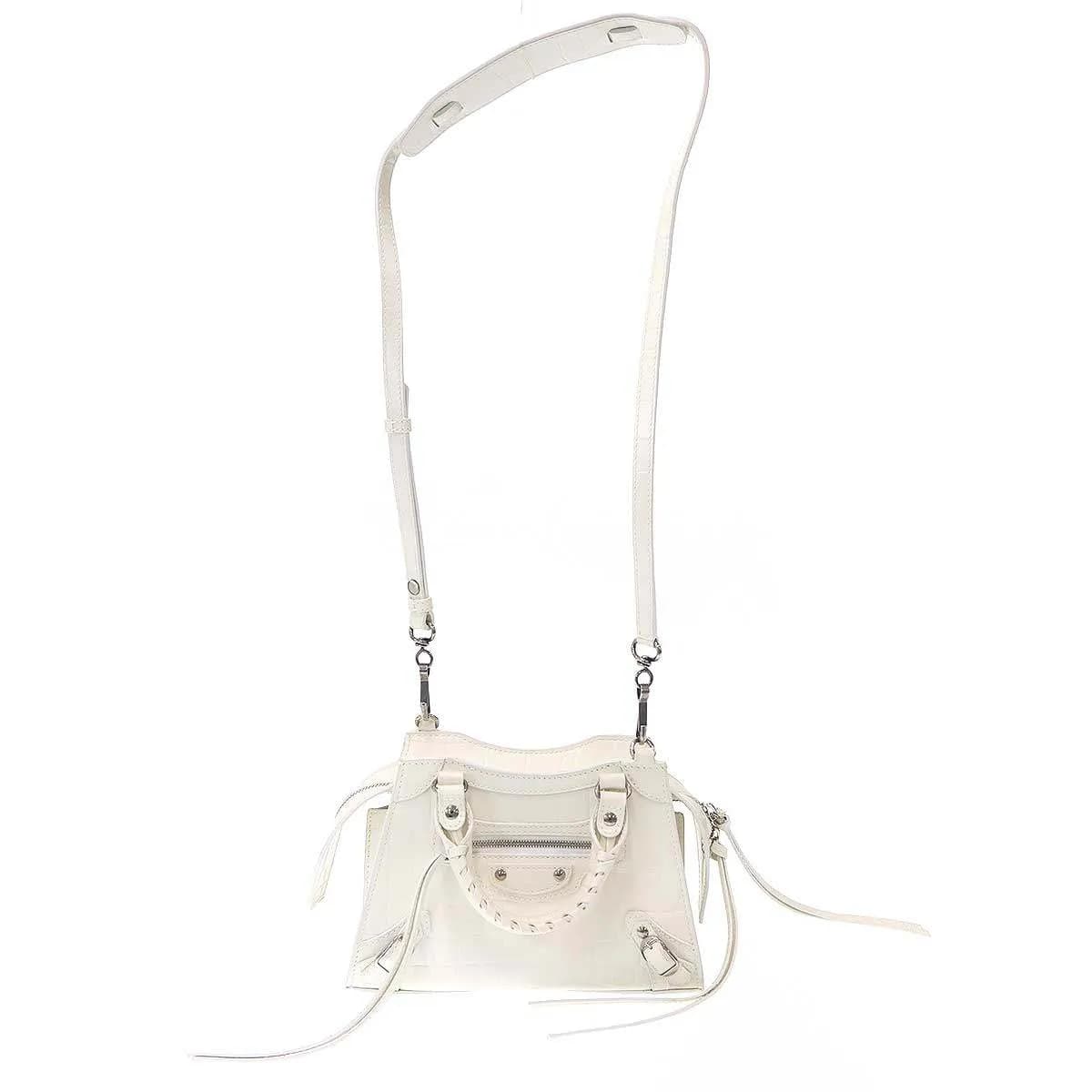 BALENCIAGA バレンシアガ Neo Classic Mini Bag ネオクラシック ミニ クロコエンボス 2WAYショルダーバッグ 638524