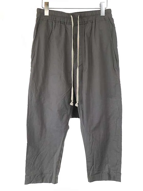 Rick Owens リックオウエンス 16SS Drawstring Cropped Pants コットンクロップドサルエルパンツ
