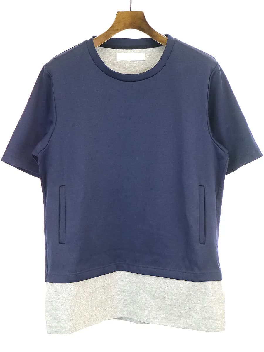 ETHOSENS エトセンス 15SS ボンティングレイヤードTシャツ