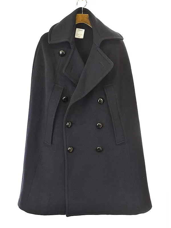MADISON BLUE マディソンブルー 18AW BIG P CAPE カシミヤ混ケープコート