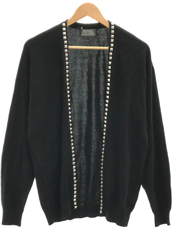 HYSTERIC GLAMOUR ヒステリックグラマー 21AW スタッズコットンニットカーディガン