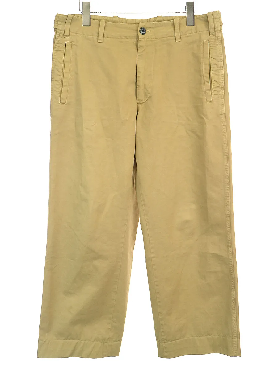 DRIES VAN NOTEN ドリスヴァンノッテン コットンワイドチノパンツ