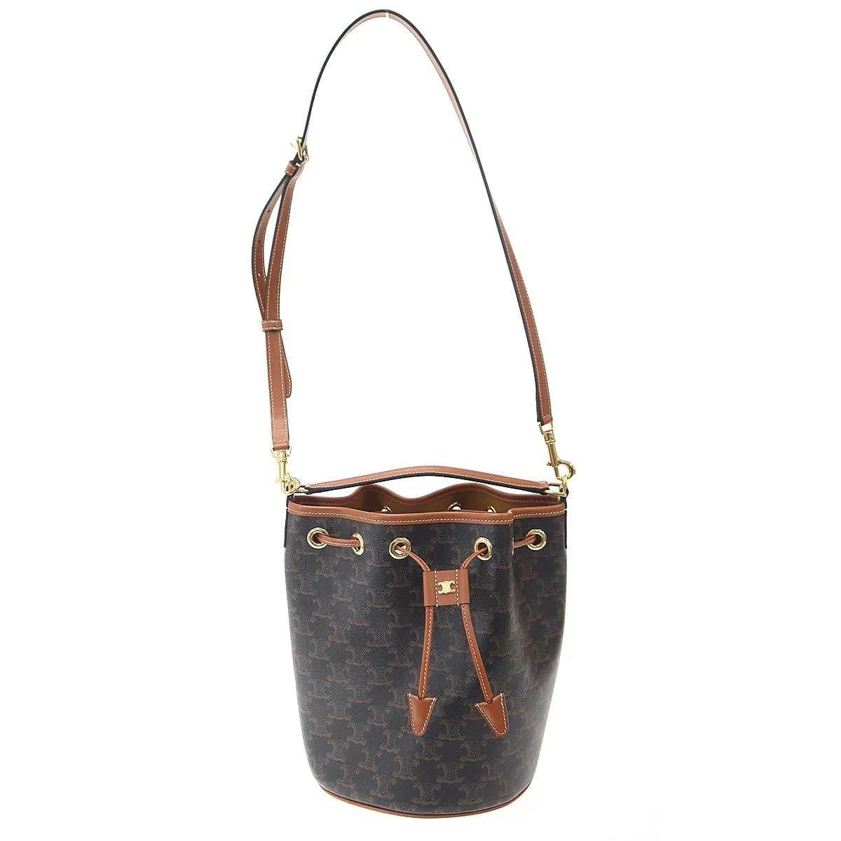 CELINE セリーヌ Clara Bucket Bag トリオンフ クララ バケットバッグ 116882FQM