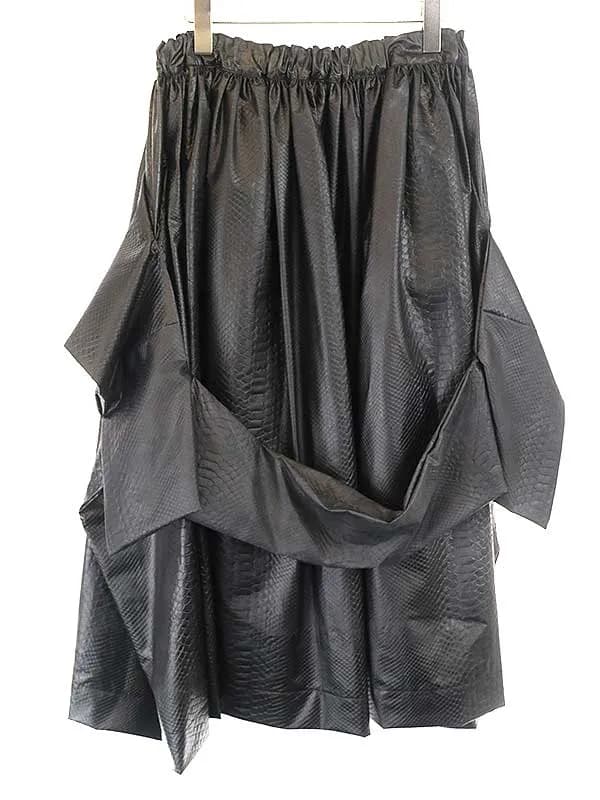 COMME des GARCONS コムデギャルソン SAMPLE 21SS パイソンボリュームスカート