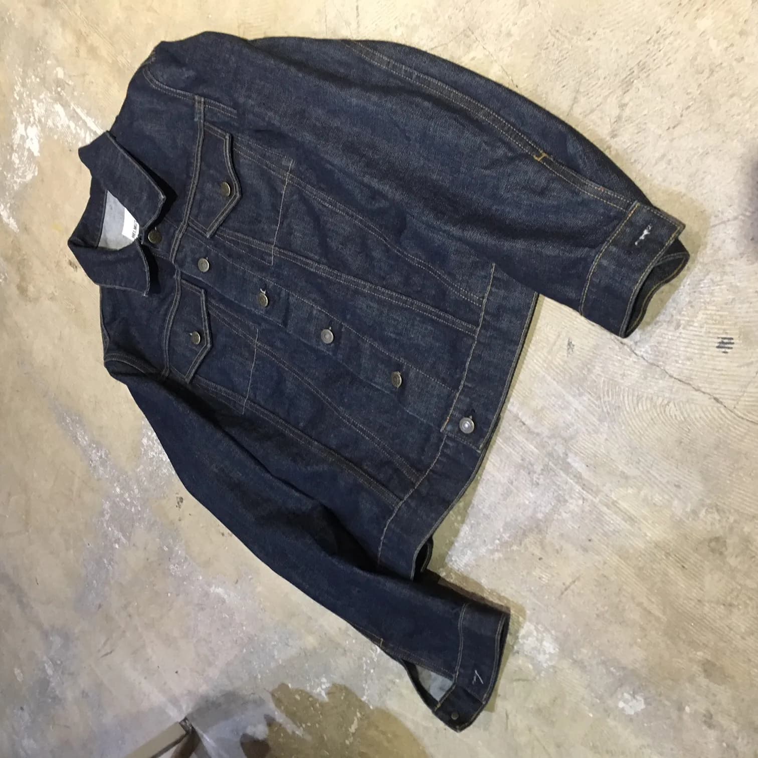 HELMUT LANG HELMUT LANG 18SS RE-EDITION RED STRIPE DENIM JACKET