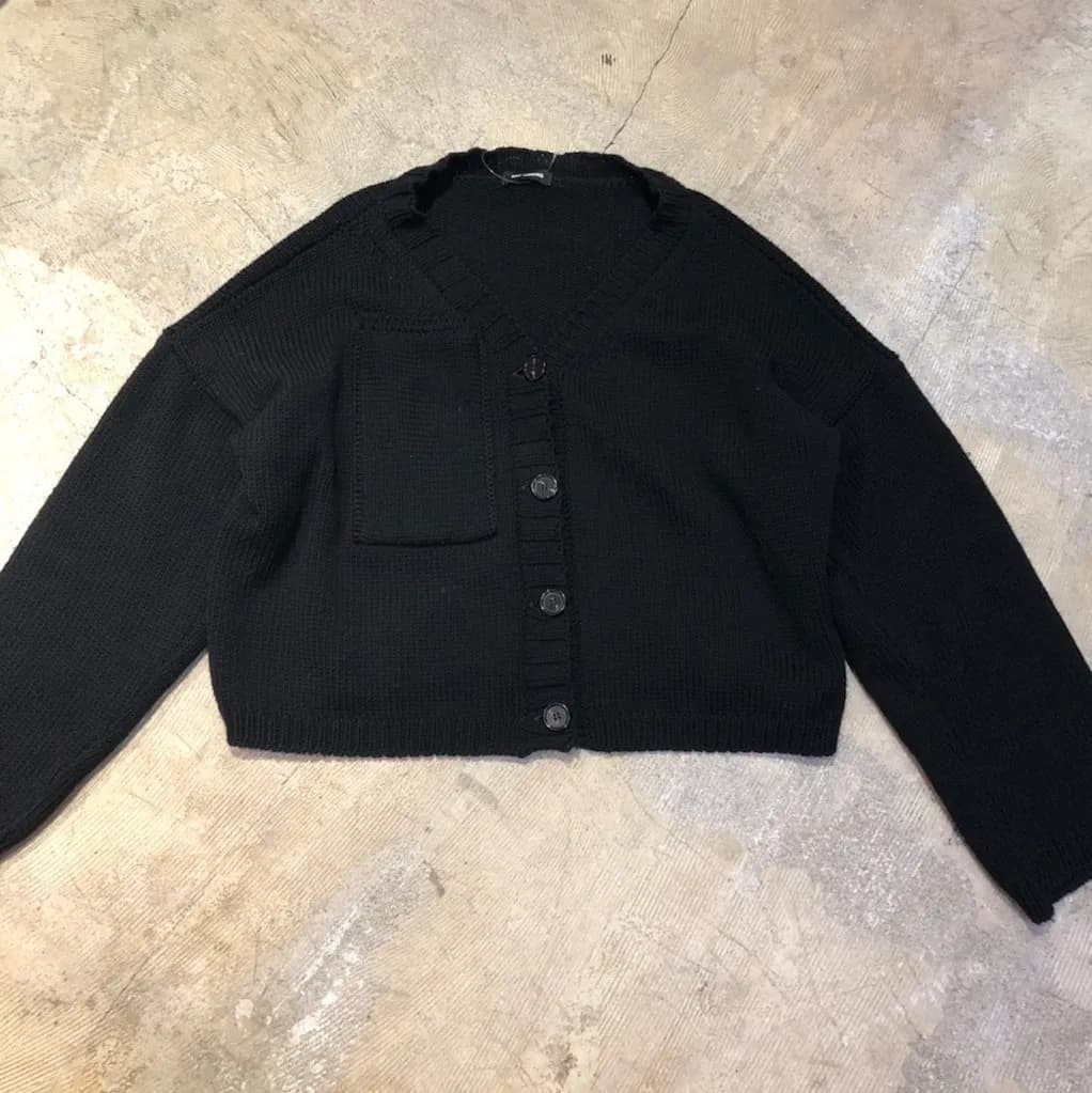 RAF SIMONS RAF SIMONS 17AW オーバーサイズドニットカーディガン