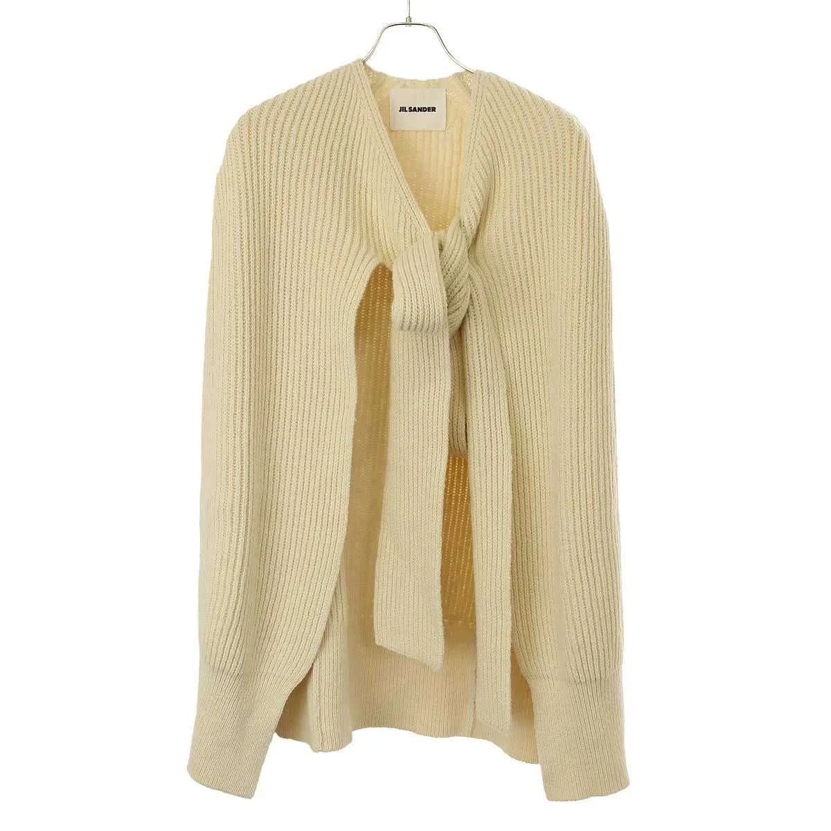 JIL SANDER ジルサンダー 24SS Knitted Cape ニットケープコート