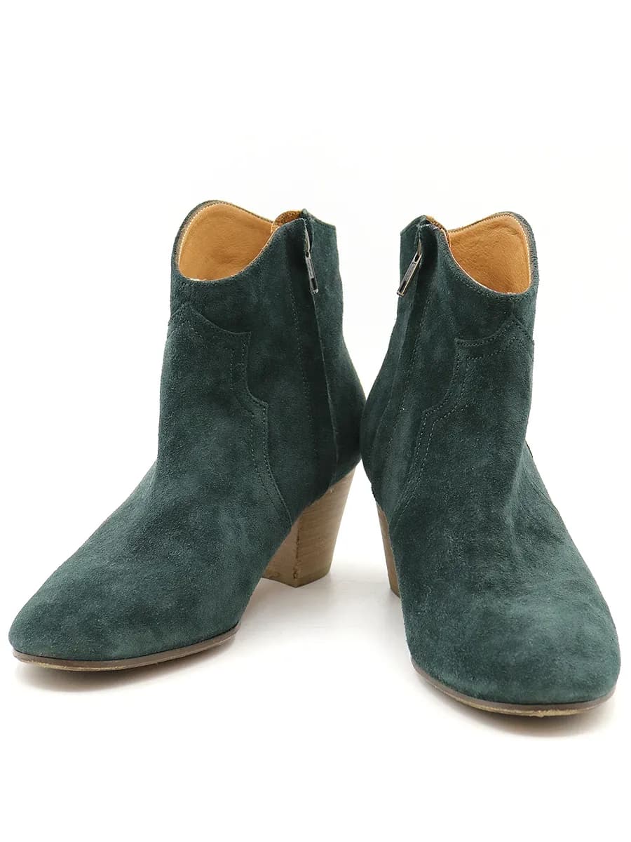 ISABEL MARANT イザベルマラン サイドジップウエスタンショートブーツ