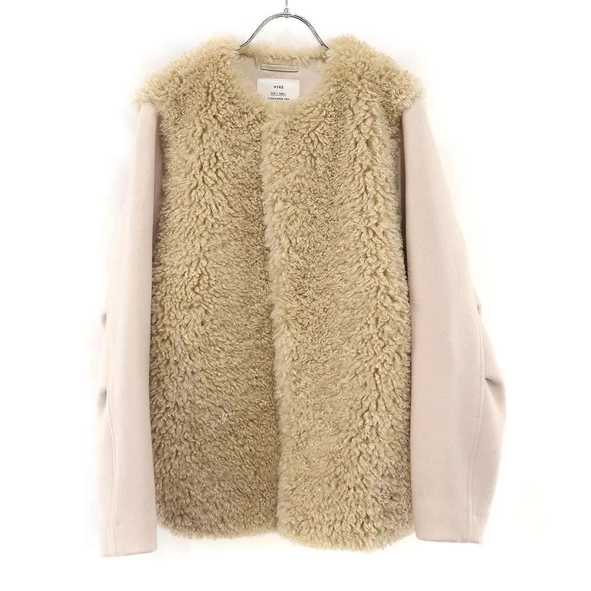 HYKE ハイク 24AW FAUX SHEARING JACKET ファーシャーリングジャケット 242-17466