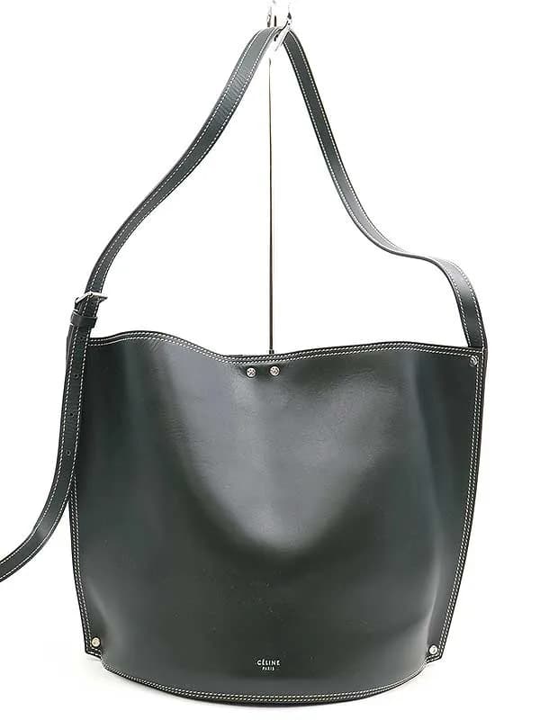CELINE セリーヌ スタッズバケット ショルダーバッグ