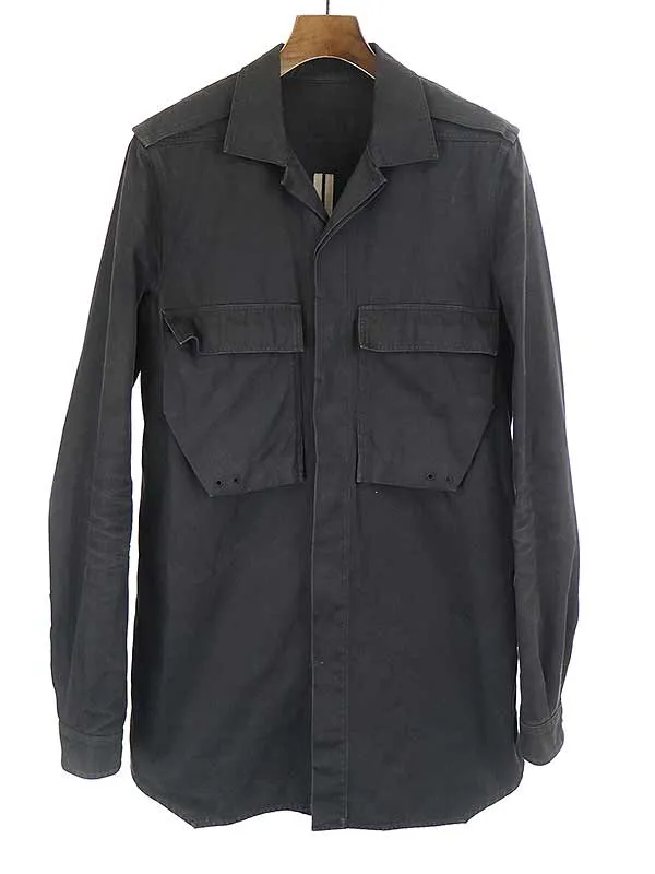 Rick Owens リックオウエンス 16SS ロングミリタリーシャツジャケット