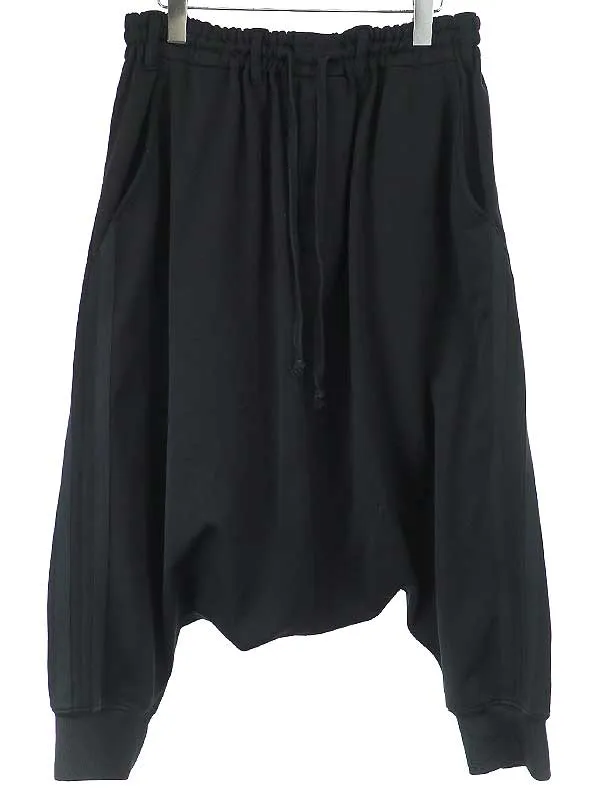 Yohji Yamamoto グラウンド ワイ 18AW 裾リブラインサルエルパンツ