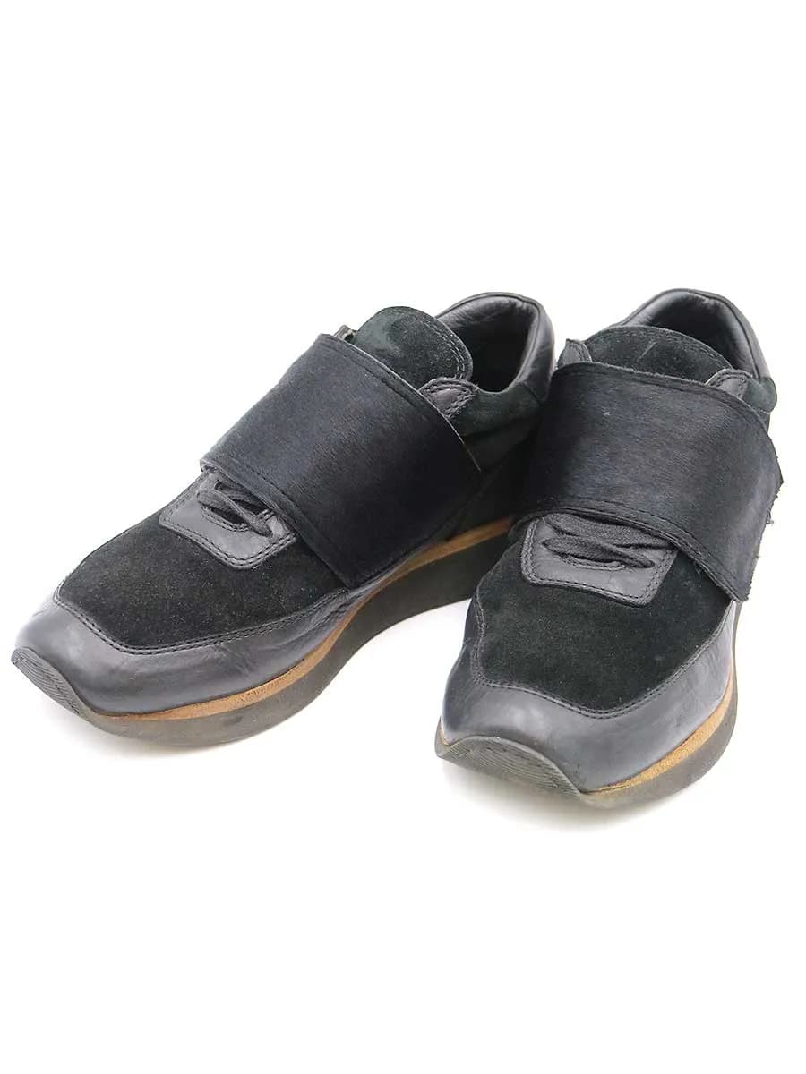 ANN DEMEULEMEESTER アンドゥムルメステール ベルクロハラコスニーカー