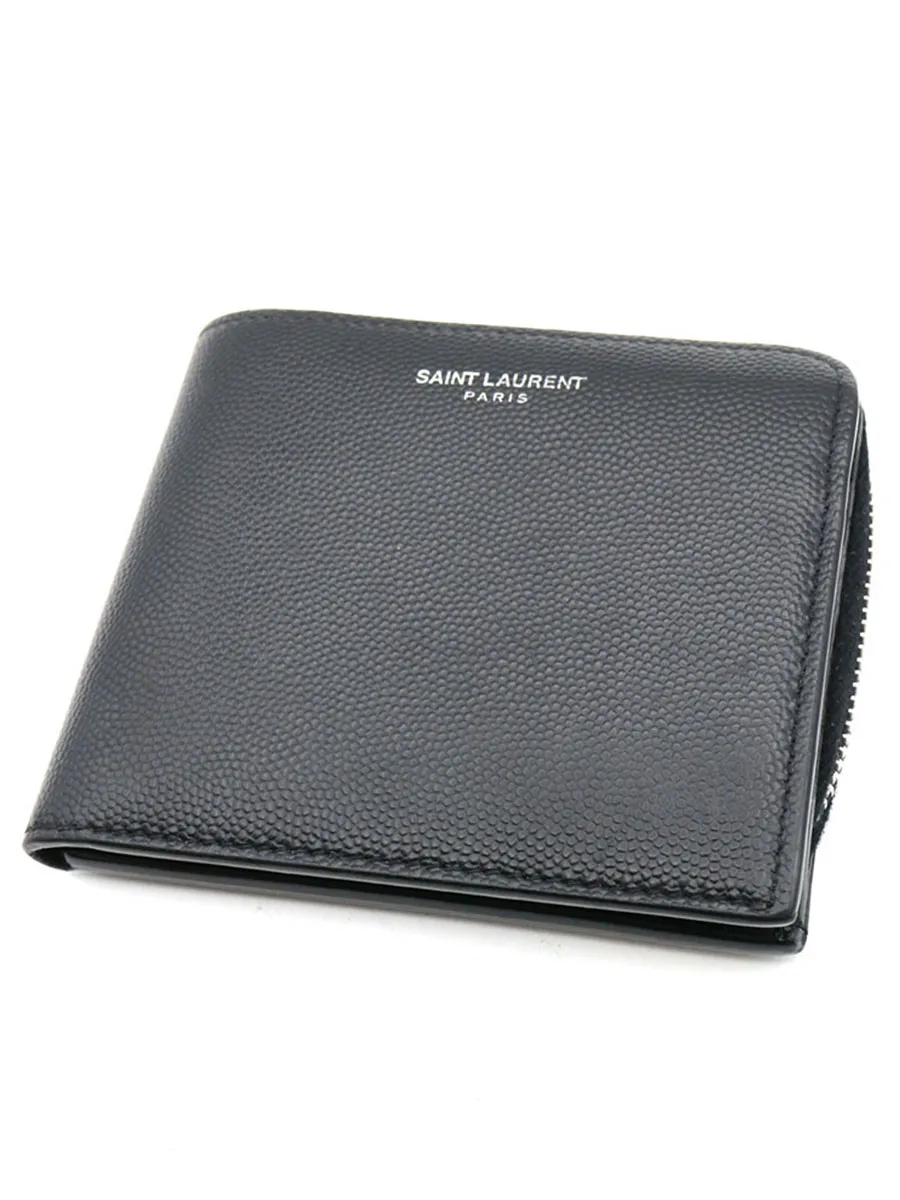 SAINT LAURENT サンローラン パリ 19SS イーストウエストエンボスレザーウォレット