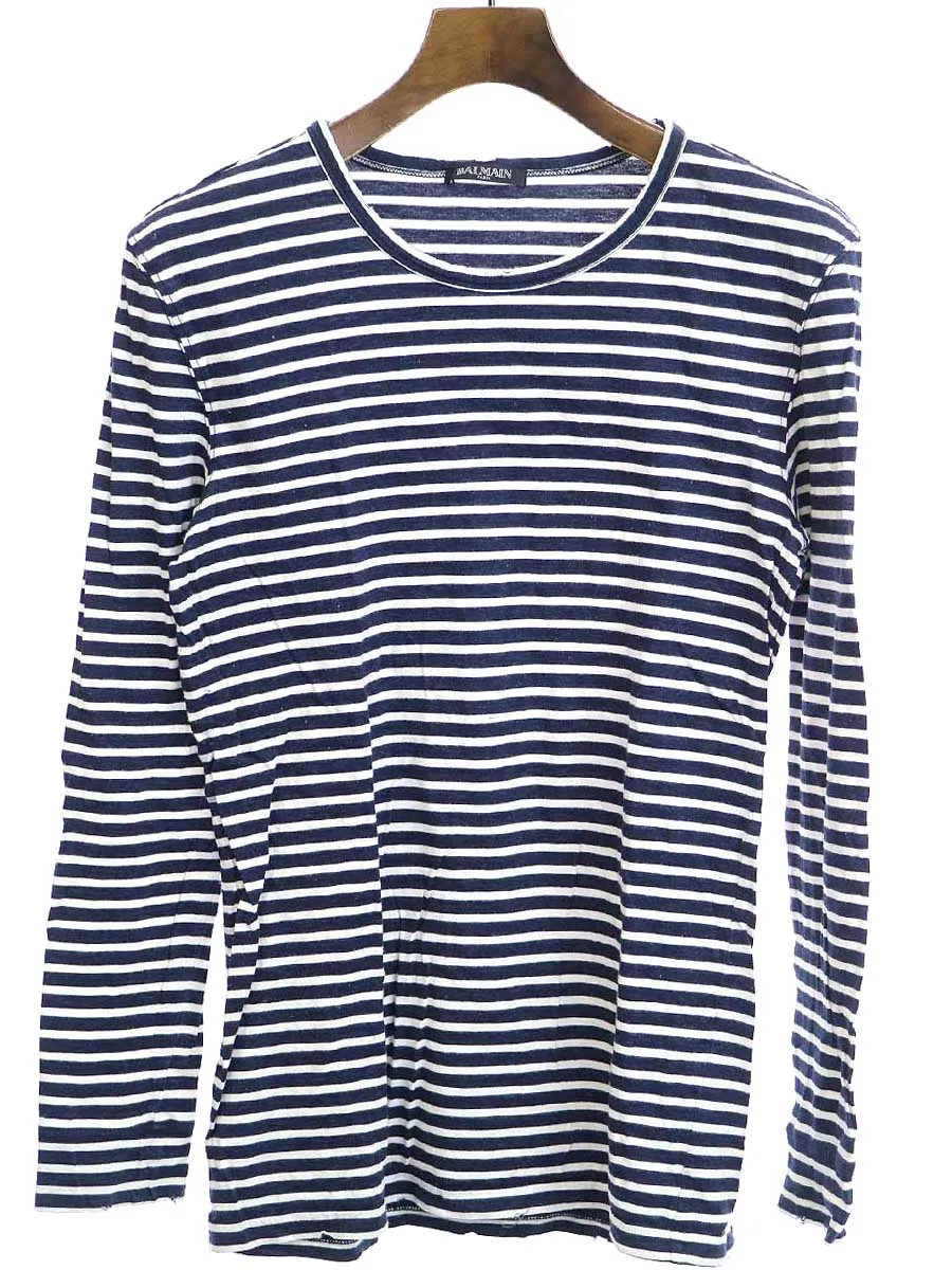 BALMAIN HOMME バルマン オム ヴィンテージボーダーカットソー
