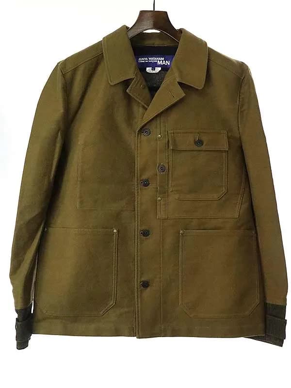 JUNYA WATANABE ジュンヤワタナベ コムデギャルソンマン 19AW ツイードコンビカバーオールジャケット