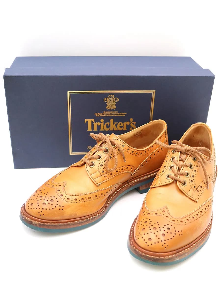 Tricker's トリッカーズ BOURTON ウイングチップレザーシューズ