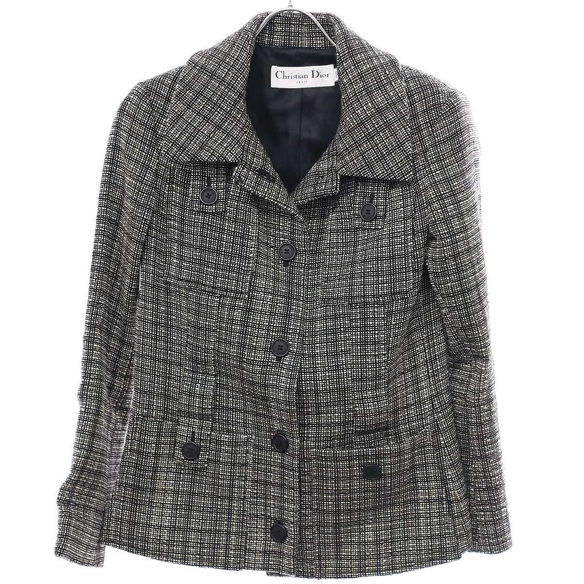 Christian Dior クリスチャンディオール 2008AW ツイードウールジャケット