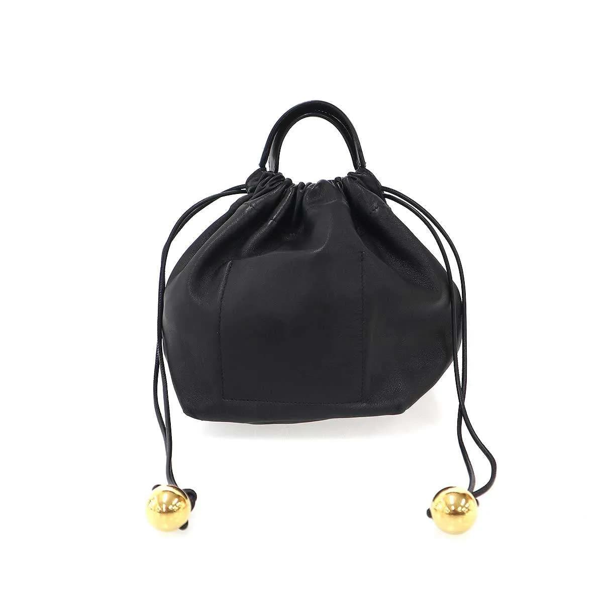 JIL SANDER ジルサンダー ドローストリングレザーバッグ