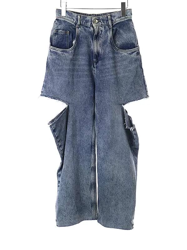 Maison Margiela メゾン マルタン マルジェラ 1 18AW スラッシュカットデニムパンツ