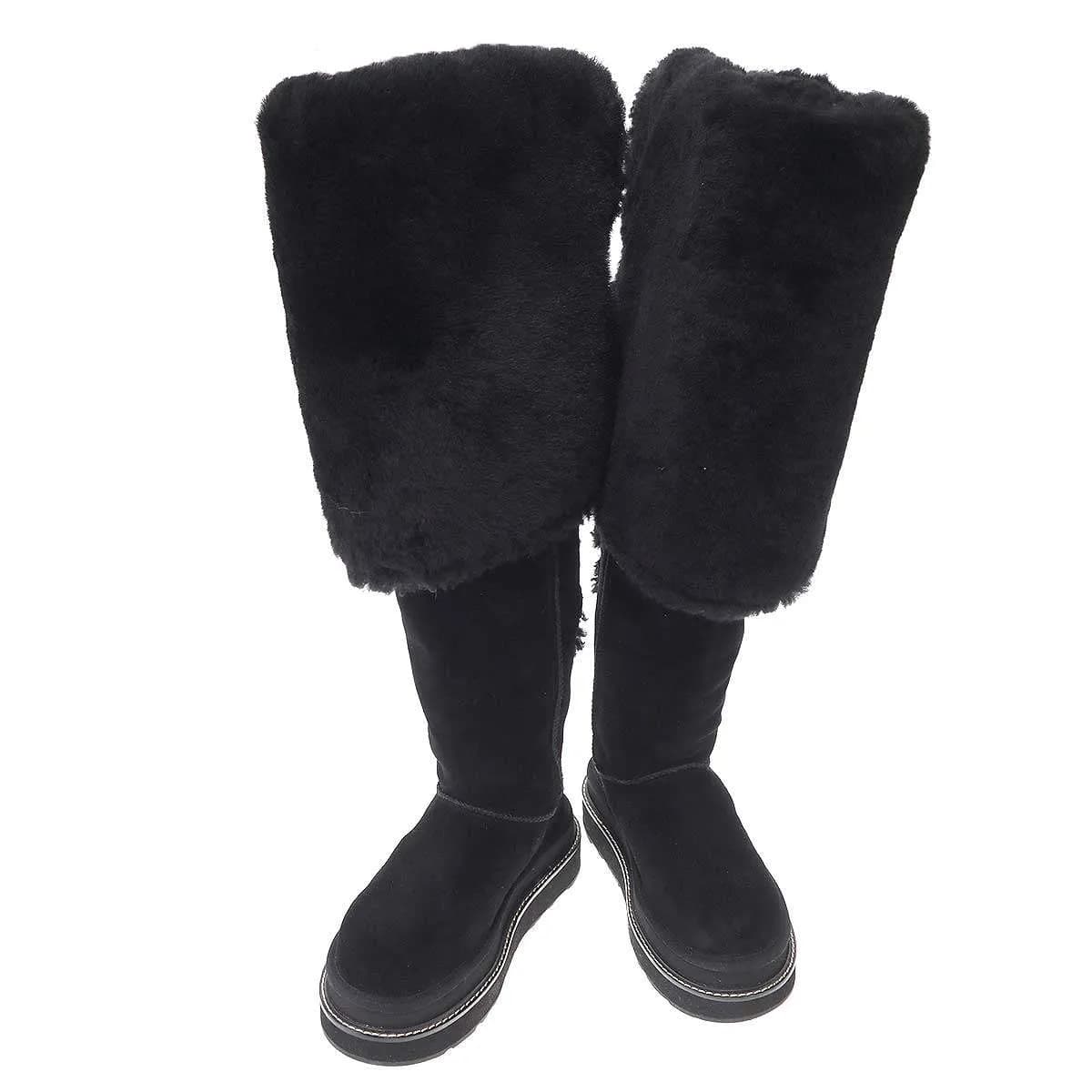 sacai サカイ アグ 25AW Thigh High Boot サイハイブーツ