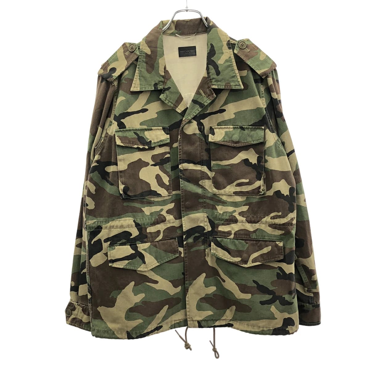 SAINT LAURENT サンローラン パリ 17SS LOVEパッチ ミリタリージャケット 454701 Y863L