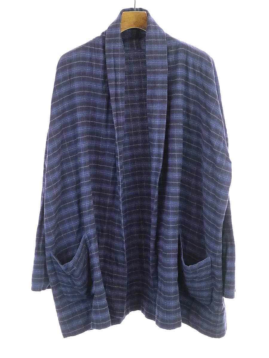 ARTS&SCIENCE アーツ&サイエンス 15AW Robe Jacket コットンカシミヤウールワイドジャケット