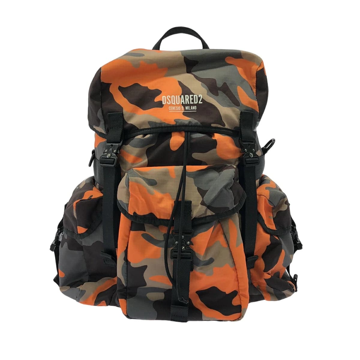 DSQUARED2 ディースクエアード 22AW CERESIO 9 CAMO BIG BACKPACK カモフラプリントバックパック リュック